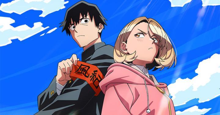 انمي Ponkotsu Fuuki Iin to Skirt-take ga Futekisetsu na JK no Hanashi الحلقة 1 الاولى مترجمة اون لاين